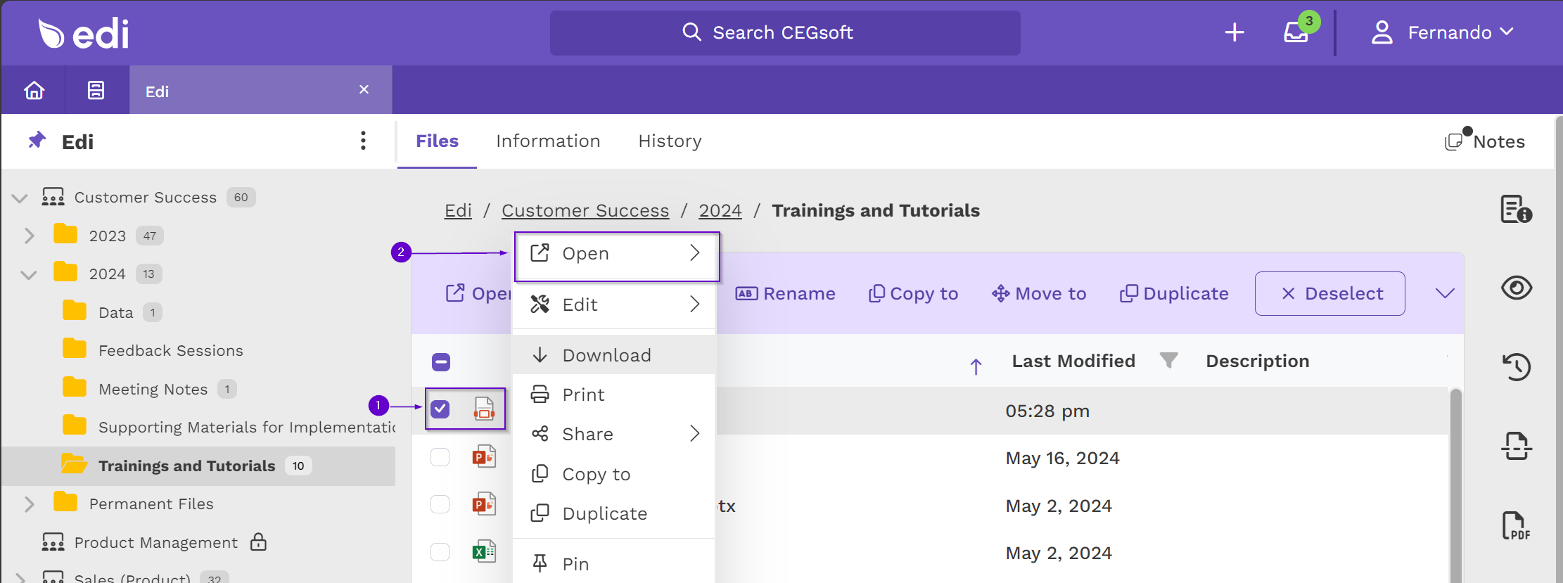 The Edit Text function allows you to add or delete text while using Edi ...